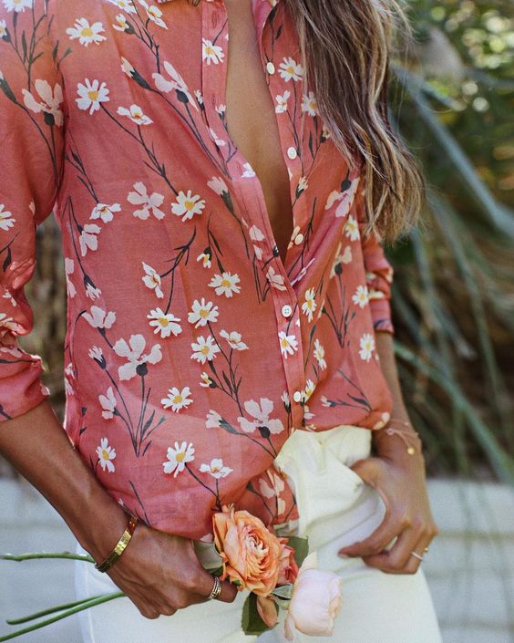 blusa living coral