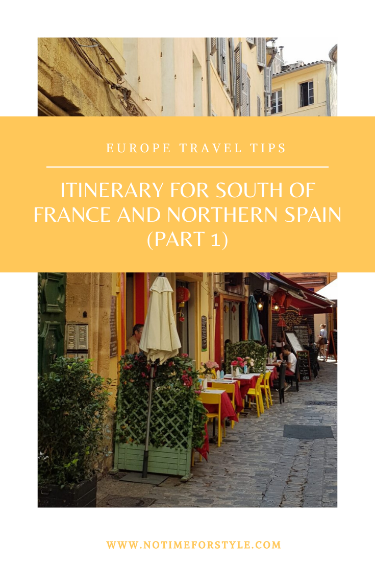 Best itinerary for South of France
