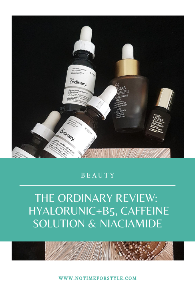 The Ordinary review: Hyaluronic + B5, Niaciamide, and Caffeine Solution