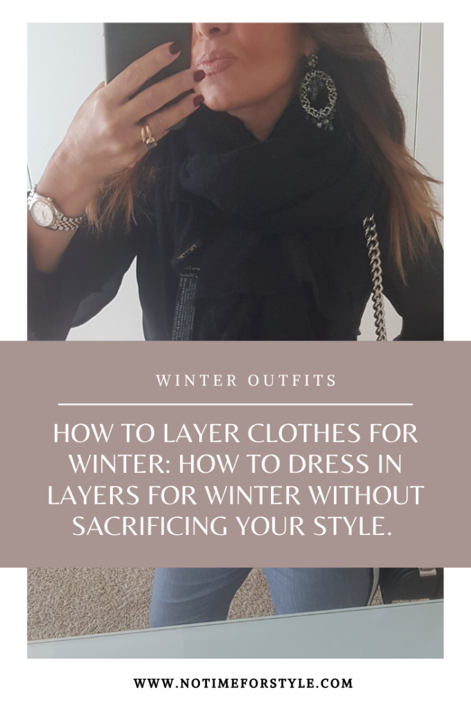 How to layer clothes for winter: how to dress in layers for winter without sacrificing your style. Best fashion tipps for women over 40.