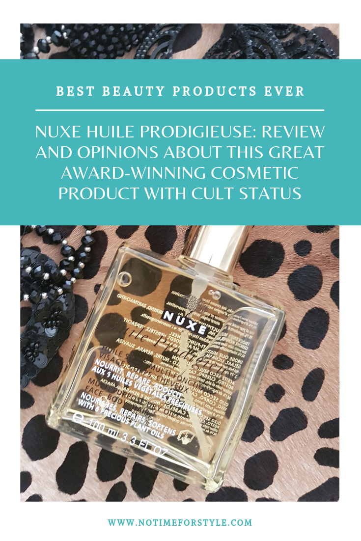nuxe huile prodigieuse review