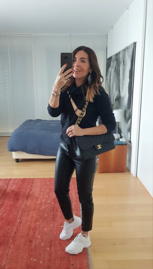 sneakers bianche outfit