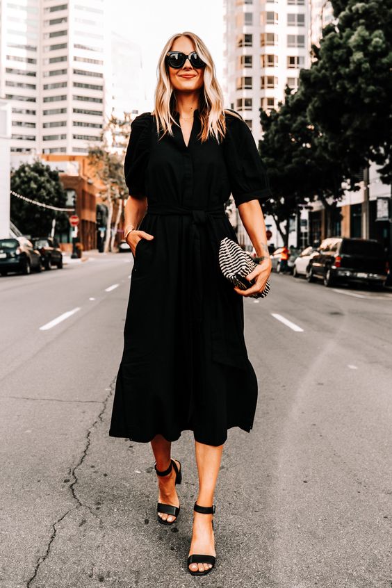 How to wear black in summer