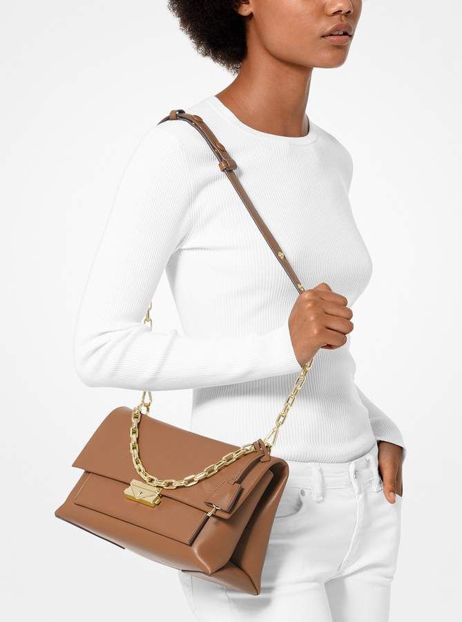 Michael Kors Women's Handbags & Purses , Michael Kors leather folded satchel bag