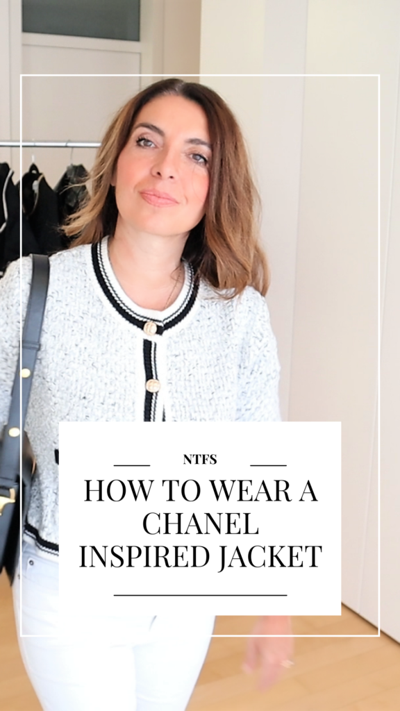 How to wear a Chanel inspired jacket