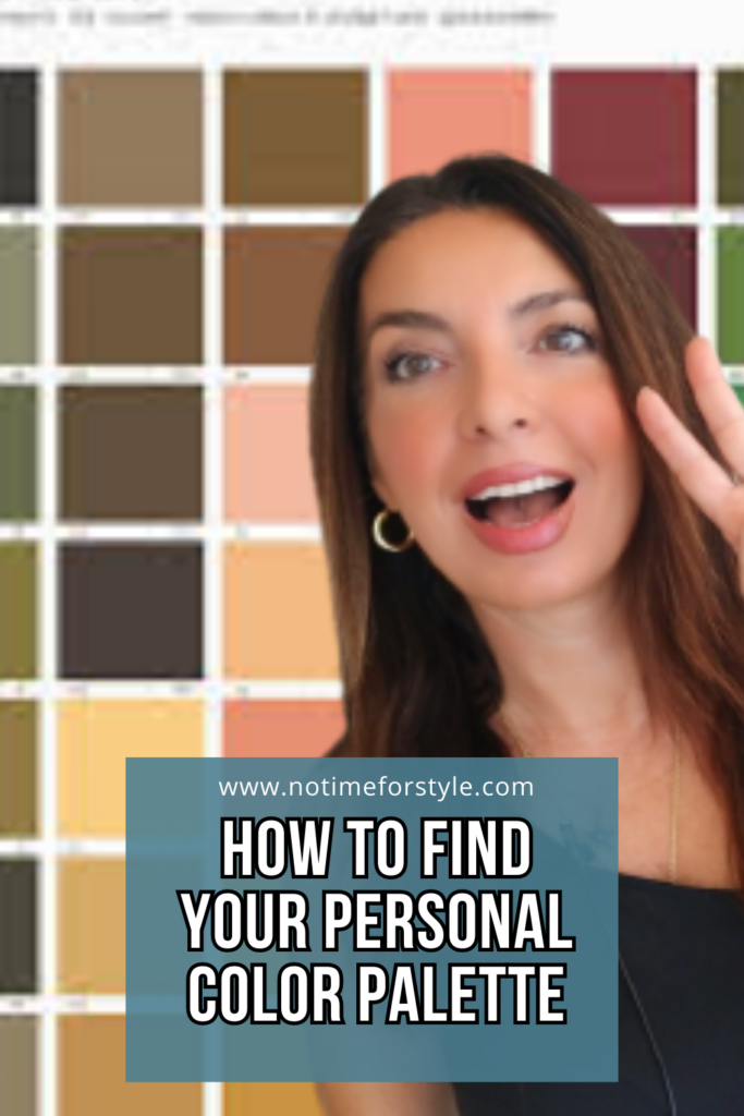 how to find your personal color palette with a self-test
